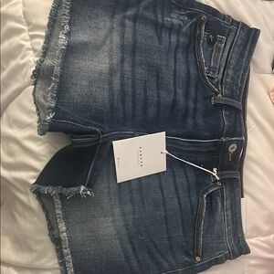 KANCAN Women's Blue  Denim Shorts